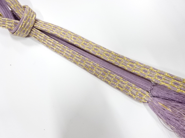 正絹　手組帯締め